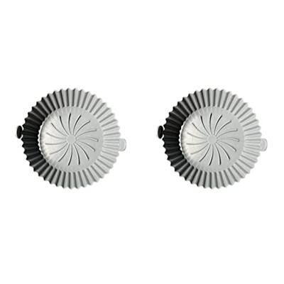 BESTonZON Ser de 2 Freidora de Aire Silicona Freidora de Aire Reemplazo de Olla de Silicona para Revestimientos de Papel Freidora de Aire Revestimient