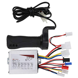 Weojeviy Bicicleta Eléctrica Scooter 12V 500W Controlador de Velocidad Acelerador Set Accesorio en oferta