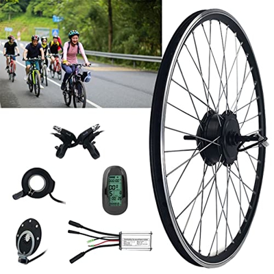 Niczu Kit Conversión a Prueba Agua Bicicleta Eléctrica Adecuado para Bicicleta Montaña 36V 48V 250W Motor Rotativo Accionamiento Trasero 20 24 26 27.5