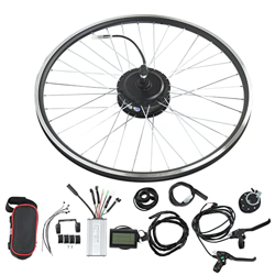 Keenso Kit de Motor de Cubo de Rueda Trasera de 500 W 48 V, Kit de Motor de Engranaje sin Escobillas de Accionamiento Trasero Modificado con Batería d en oferta