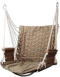 FEINKA Columpio Silla Colgante Columpio Colgante | for el Patio de la terraza del Dormitorio del hogar | Hamacas cómodas for Exteriores, Puede soporta características
