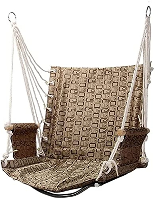 FEINKA Columpio Silla Colgante Columpio Colgante | for el Patio de la terraza del Dormitorio del hogar | Hamacas cómodas for Exteriores, Puede soporta