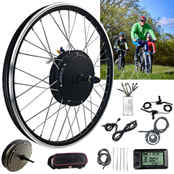 Niczu Kit Conversión Bicicleta Eléctrica, 36V 48V 500W 1000W 1500W Motor Sin Engranajes Sin Escobillas Transmisión Trasera, 20 24 26 27.5 28 29 Pulgad en oferta