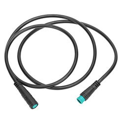 Weojeviy Cable de Extensión de Instrumento de Bicicleta Eléctrica, Líneas de Accesorios de Bicicleta Eléctrica de 5 Pines para Motor 8 Fun BBS01/BBS02 en oferta