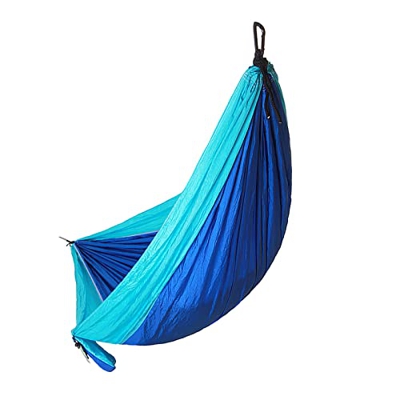 RENJMU Hamaca, acampando al Aire Libre 300 x 200 cm 300 kg Capacidad de Carga 2 Personas Viajes de Nylon con Set de Colgantes 2 Cuarabinadores 2 bucle