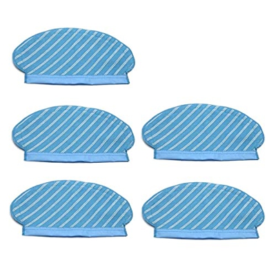 YIJIAN 5pcs Robot Robot Aspirador de Tela Mop Compatible con Ecovacs Deebot Ozmo 950 920 Piezas de aspiradora de Robot (Color : Blue)