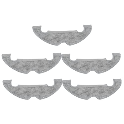 Serlium Paños de fregona, 5 uds, paño de fregona para aspiradora, Accesorio para máquina barredora, Almohadillas de Limpieza para Robot de Barrido L10