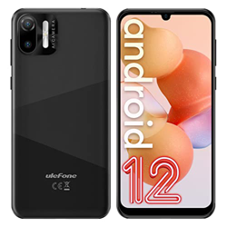 Móviles Baratos y Buenos en 2022, Ulefone Note 6T 4G Smartphone, Androide 12, 3GB+64GB (SD 128GB), Cámara Trasera 13MP, 6.1 HD+, 3 Ranuras/Face ID/GPS características