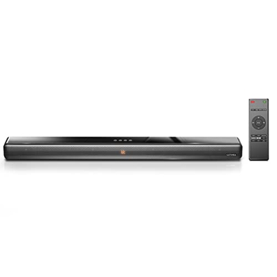 ULTIMEA Barra de Sonido de TV, 100 W Soundbar con Bajos Ajustables, Altavoz TV con 9 Ecualizadores, DSP, Bluetooth, Compatible con HDMI ARC/óptico/AUX