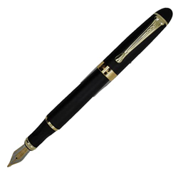 Pluma Estilografica JINHAO X450 Negro con Convertidor y Estuche Plumin M 4516M en oferta