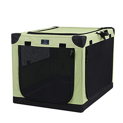 FMOPQ Pet Tent Car Outing Dog Cage Golden Retriever Teddy Dog Kennel Summer Breathable Medium and Large Dog Cat Den