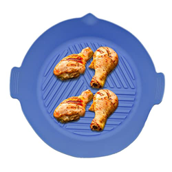 Abbto Olla de Silicona para freidora de Aire | La Olla de la freidora de Aire reemplaza el Revestimiento de pergamino inflamable - Accesorios Reutiliz precio