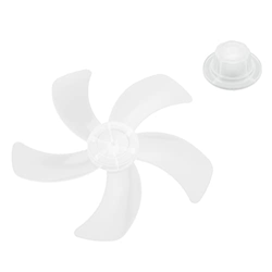 MSemis Reemplazo Paletas de Ventilador 16 Inches Aspas de Ventilador 5 Hojas de Plástico Transparentes Accesorios de Ventiladores Ventilador de Pie Bl en oferta
