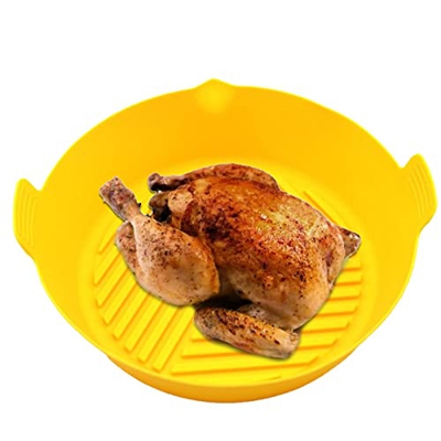 Dabb Revestimientos de Silicona para freidoras de Aire - La Olla de la freidora de Aire reemplaza el Revestimiento de pergamino inflamable | Freidoras