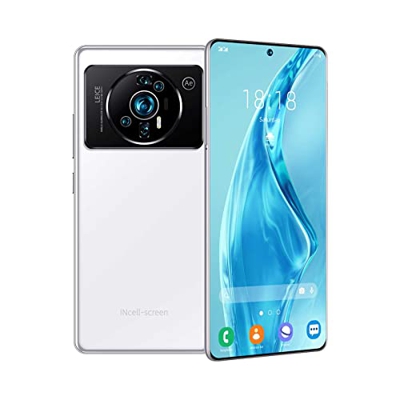 POIU Smartphone, M12 Ultra, 6gb+128gb, 7.3 Pulgadas, 48mp+72mp, Sistema Android, Desbloqueo De Huella Digital