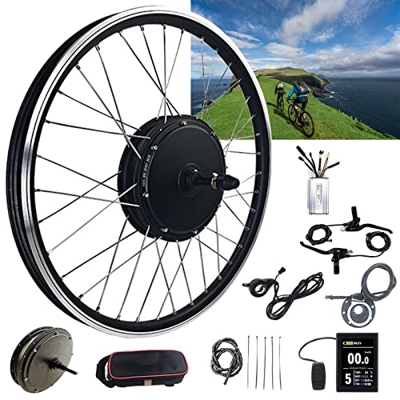 Niczu 36V 48V 500W 1000W 1500W Kit Conversión Bicicleta Eléctrica Motor Sin Engranajes Sin Escobillas Transmisión Trasera, 20 24 26 27.5 28 29 Pulgada