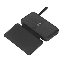 Cargador solar, banco de energía solar resistente al agua de alto brillo y cable USB MP3 para uso en exteriores en oferta