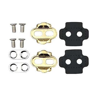 LOVIVER Zapatos de Bicicleta universales Tacos de Bloqueo, Bicicletas de montaña Sistema SPD Taco Ciclismo Pedales de Bicicleta Kit de Tacos, Bloqueo 