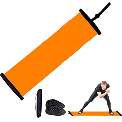 Ejercicio De Tabla Deslizante, Tapete De Tabla Deslizante Con Botines De Zapatos, Equipo De Ayuda De Gimnasio Deslizante Portátil Para Hacer Ejercicio características