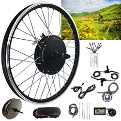 Niczu 36V 48V 500W 1000W 1500W Motor Sin Engranajes Sin Escobillas Transmisión Trasera Kit Conversión Bicicleta Eléctrica, 20 24 26 27.5 28 29 Pulgada precio
