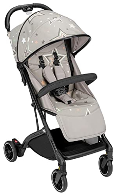 CAM Il Mondo del Bambino - art.832/T198 - Silla de paseo ultraligero y ultracompacto Compass 2.0 - ideal de 0 a 4 anni - cerrado se puede transportar 