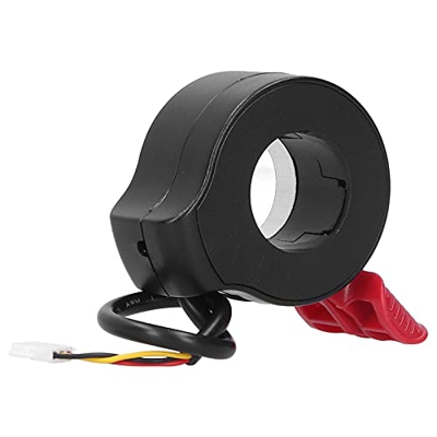 Weojeviy Acelerador de Dedo para Patinete, Sensor Hall, Acelerador para Patinete Eléctrico, Accesorios para Bicicleta(Rojo)