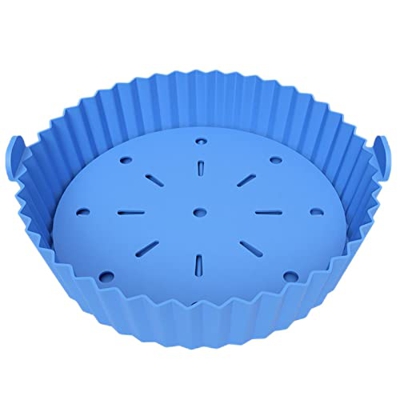 Siimred Silicona, antiadherente, freidoras de aire con alfombrilla de revestimiento, reutilizable, resistente al calor, accesorios de limpieza fáciles