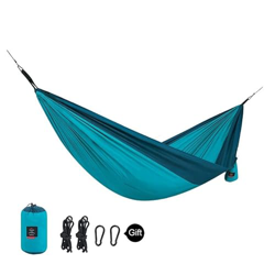 WENZI9DU 1-2 Personas Ultralight Single Doble Camping Hammock Hammock Swings Tienda Colgante Camino de Dormir portátil (Color : Green 1 Person) en oferta