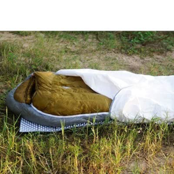 WENZI9DU Bolsa de Dormir del Engranaje de UL TYVEK Cubierta DE LA Cubierta FORTAL FORTÓN A Prueba de Agua BAÑA BIVY (Color : Without Head Cover) precio