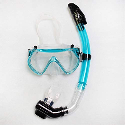 QHYXT Máscaras de Buceo Máscara de Snorkel Profesional Snorkel Gafas antivaho Conjunto de Gafas Tubo de respiración Medio seco Gafas de natación Herra