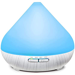 HEAYEE Difusor de Aromas Humidificador UltrasóNico de 300 Ml para Aceites Esenciales Humidificadores de HabitacióN LáMparas de Fragancia Enchufe de la precio