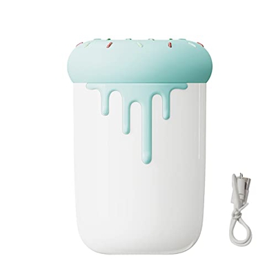FDGDFG Humidificador De Aire De Donut Encantador De 250 Ml, Humidificador De Escritorio, Difusor De Aromaterapia USB con Lámpara LED Romántica