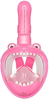 QHYXT máscara de Buceo Máscaras de Buceo Natación Máscara de Snorkel de Cara Completa Niños Submarino Scuba Anti Fog Snorkel Máscara de Buceo Conjunto