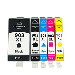 BAQU Cartuchos De Tinta para HP 903XL, Trabajo Compatible con OfficeJet 6950 Pro 6960 6961 6963 6964 6965 6966 6978 6979 Impresoras 1-Pack características