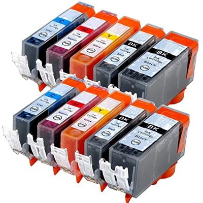 BAQU para Canon PGI-325 CLI-326 Cartucho de Tinta Compatible con Pixus IP4830 IP4930 IX6530 MG5130 MG5230 MG4130 MX883 Impresoras 2 Pack