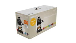Pack Delta Q MilkQool Blanco - Cafetera de café de cápsulas + 1 pack de 40 cápsulas Delta Q Qalidus + 1 pack de 10 cápsulas Delta Q deQafeinatus en oferta