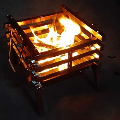 Parrilla para fogatas, Parrilla para barbacoa de carbón plegable, Parrilla para ahumador portátil con bolsa de transporte, Parrilla para barbacoa, Hog