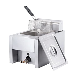 Kidsinwe Freidora De Gas De 10l/20l, Freidora Comercial De Acero Inoxidable Gran Capacidad Encimera Freidora Profunda Encendido Electrónico por Pulsos precio