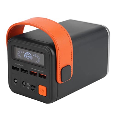 Central Eléctrica Portátil, 36W 60000 MAh para Exteriores la Central Eléctrica de Emergencia Admite Carga Rápida Bidireccional de 18W(Gris)