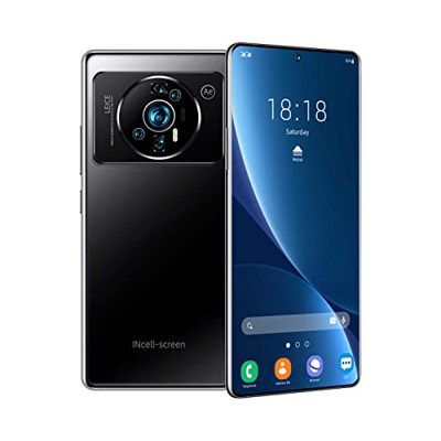 POIU Smartphone, M12 Ultra, 6gb+128gb, 7.3 Pulgadas, 48mp+72mp, Sistema Android, Desbloqueo De Huella Digital