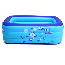 XIALIUXIA Piscina Inflable Niños Natación Rectangular Piscina Infantil Inflable, para Niños Pequeños y Adultos Centro de Natación Salón Familiar Pisci en oferta