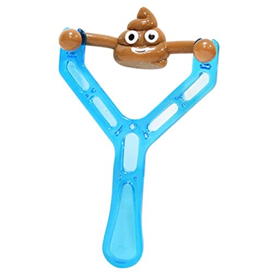 Tirachinas para Niños, Mini Tirachinas De Catapulta Divertida como Regalo Novedoso para Niños, Adultos, Hombres, Mujeres, Juguete Volador De Caca Pega