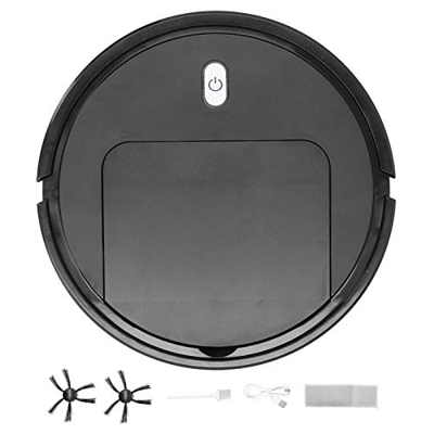 HelloCreate Robot de barrido aspirador robótico 120 minutos vida piso barredora fregona M