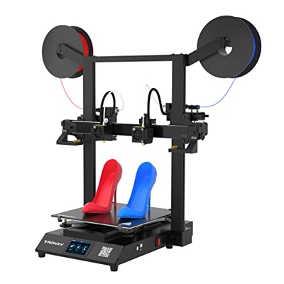 Matybobe Impresora 3D Gemini S con extrusor dual, tamaño de impresión 300 x 300 x 390 mm, con 0,25 kg de doble filamento, compatible con materiales so