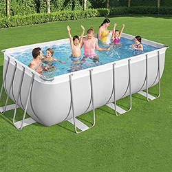 Piscinas de estructura de gran tamaño 6400L, piscinas de tamaño completo con bomba de filtro y escalera, piscina sobre el suelo, piscina infantil precio