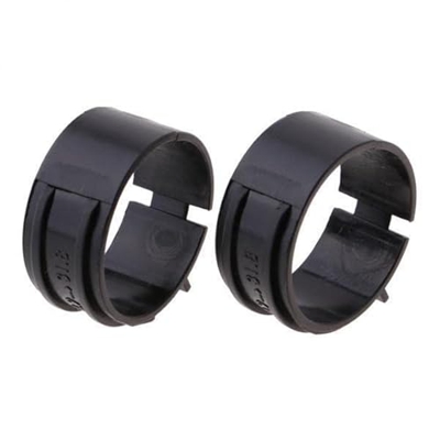 F Fityle 6X 2 Pares Adaptador Reductor de Desviador de, Negro