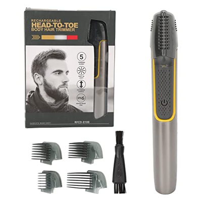 Recortadora de Vello Corporal para Hombres Herramienta de Corte de Cabello Eléctrica Recortadora de Vello Corporal Y Afeitadora de Barba Recortadora d