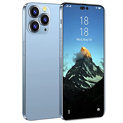 Roytil i14proMax Dual SIM/GPS/Face ID 5800mAh Teléfonos celulares Baratos y Buenos Android 12 Teléfono Inteligente Gratuito 8GB ROM, 256GB SD 6.7inch 