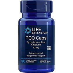 Life Extension PQQ (Pirroloquinolina Quinona), 10mg, 30 cápsulas Veganas, Probado en Laboratorio, Vegetariano, Sin Gluten, Sin Soja, No GMO en oferta