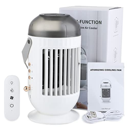 星永鑫 Enfriador Aire portátil, Enfriador Espacio Personal cúpula ártica Escritorio con Control Remoto, Tanque Agua 400 ml, 2 Niveles Volumen Niebla, Enf características